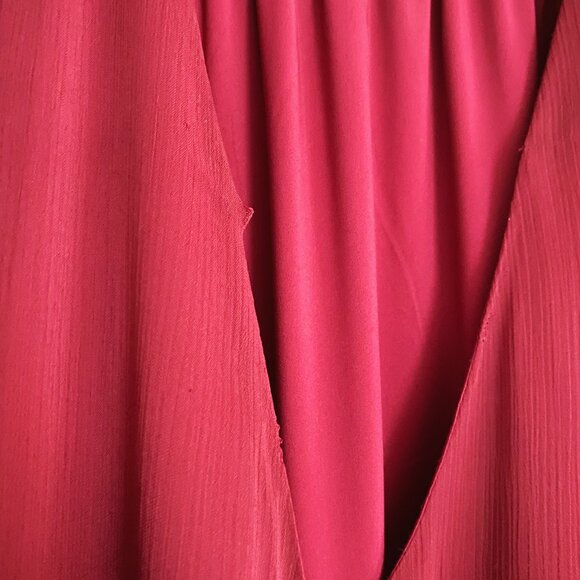 WAYF Ruffle Wrap Maxi Dress - Picture 7 of 9